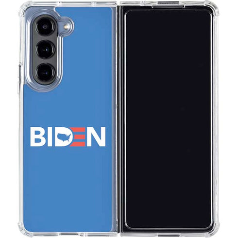 Joe Biden Political Galaxy Z Fold5 5G Clear Case