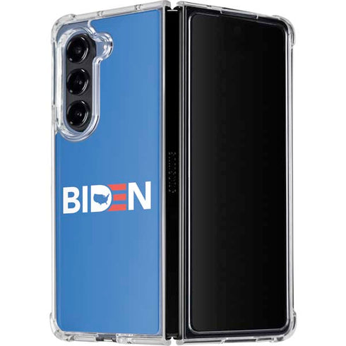 Joe Biden Political Galaxy Z Fold5 5G Clear Case