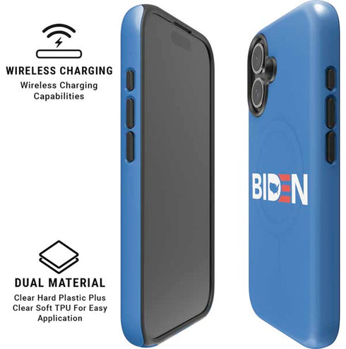 Joe Biden Political iPhone 16 Magsafe Impact Case