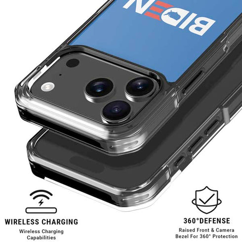 Joe Biden Political iPhone 18 Pro Clear Case
