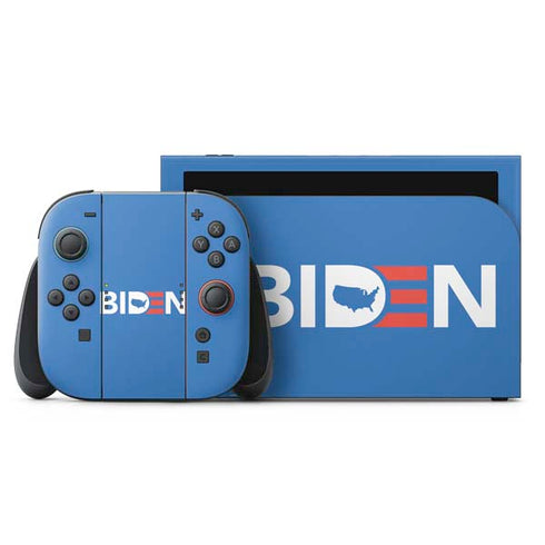 Joe Biden Political Nintendo Switch 2 (2025) with Joy-Con Skin