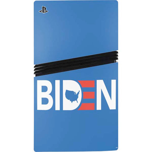 Joe Biden Political PS5 Pro Disk Console Skin
