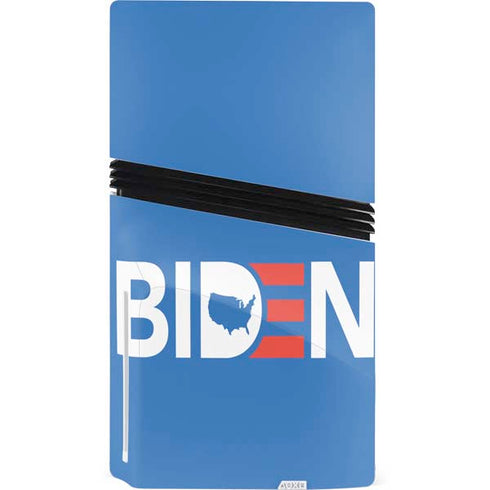 Joe Biden Political PS5 Pro Disk Console Skin