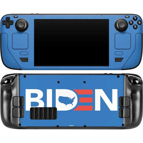 Joe Biden Political Steam Deck Handheld Gaming Computer OLED Skin