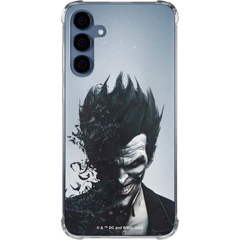 DC Comics Arkham Origins Joker Arkham Galaxy A55 5G Clear Case