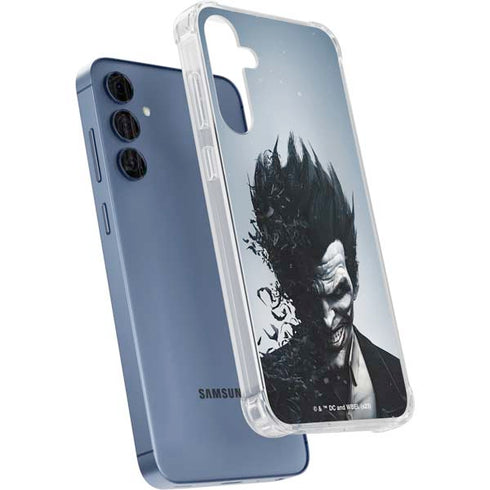 DC Comics Arkham Origins Joker Arkham Galaxy A55 5G Clear Case