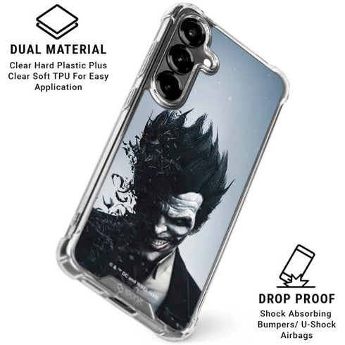 DC Comics Arkham Origins Joker Arkham Galaxy S26 Plus Clear Case