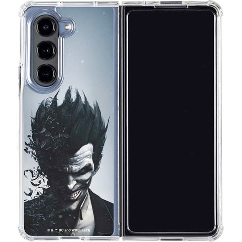 DC Comics Arkham Origins Joker Arkham Galaxy Z Fold5 5G Clear Case