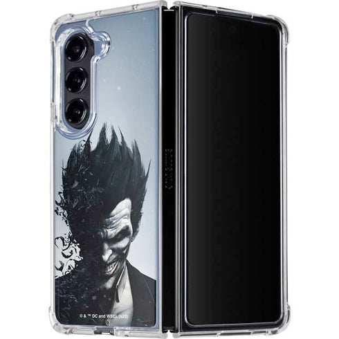 DC Comics Arkham Origins Joker Arkham Galaxy Z Fold5 5G Clear Case