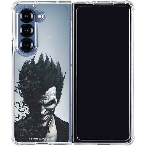 DC Comics Arkham Origins Joker Arkham Galaxy Z Fold6 Clear Case