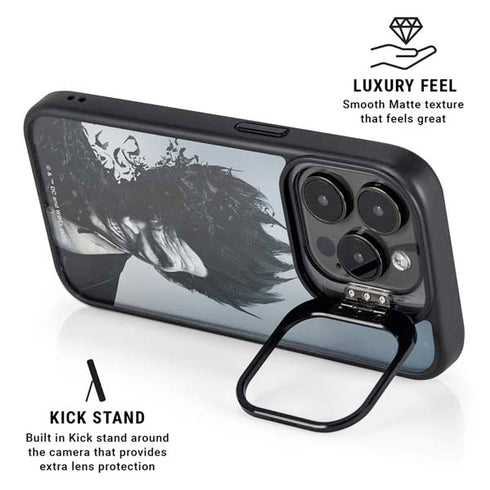 DC Comics Arkham Origins Joker Arkham iPhone 14 Pro Max Kickstand Case