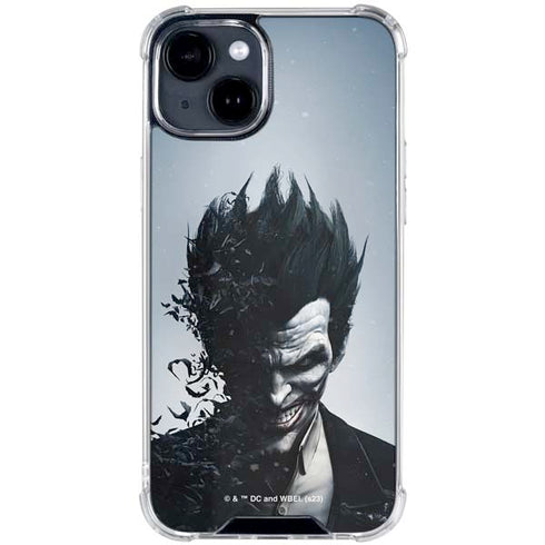 DC Comics Arkham Origins Joker Arkham iPhone 15 Clear Case