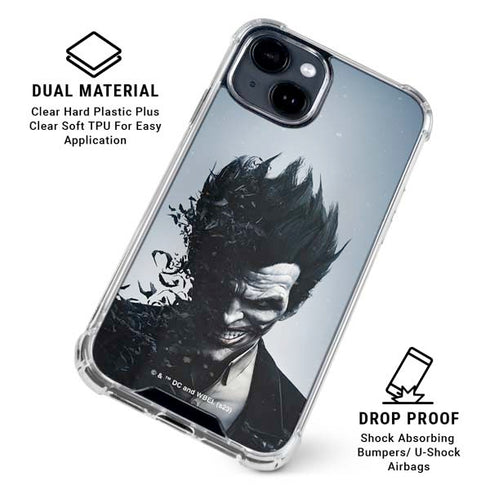 DC Comics Arkham Origins Joker Arkham iPhone 15 Clear Case