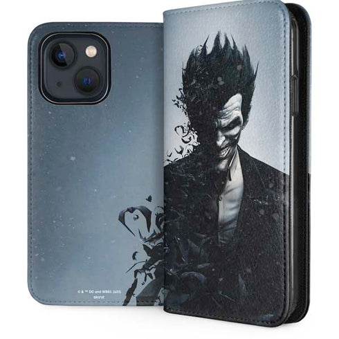 DC Comics Arkham Origins Joker Arkham iPhone 15 Folio Case