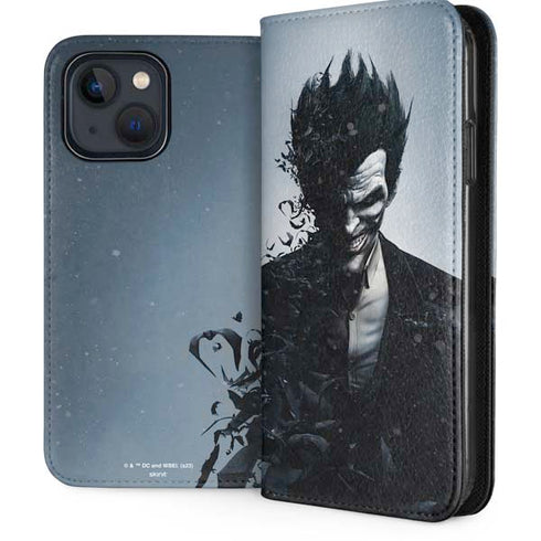 DC Comics Arkham Origins Joker Arkham iPhone 15 Plus Folio Case