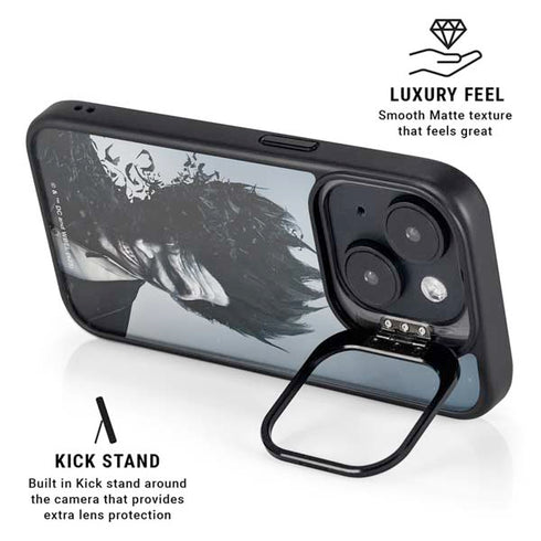 DC Comics Arkham Origins Joker Arkham iPhone 15 Plus Kickstand Case