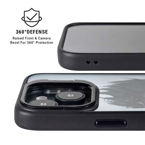 DC Comics Arkham Origins Joker Arkham iPhone 15 Plus Kickstand Case