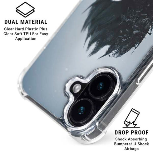 DC Comics Arkham Origins Joker Arkham iPhone 16 Clear Case