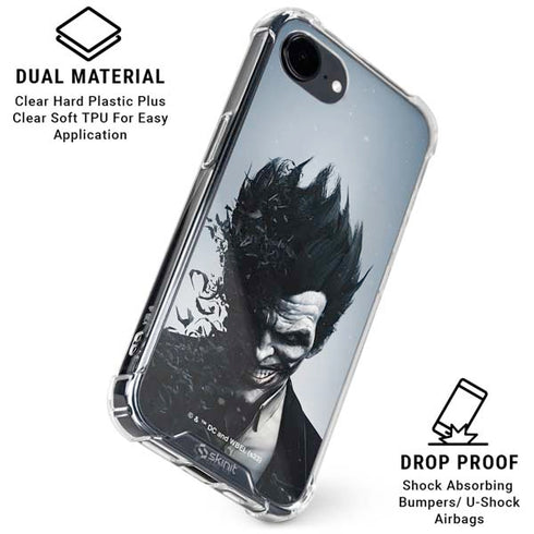 DC Comics Arkham Origins Joker Arkham iPhone 16e Clear Case