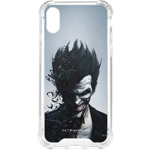 DC Comics Arkham Origins Joker Arkham iPhone XS Clear Case
