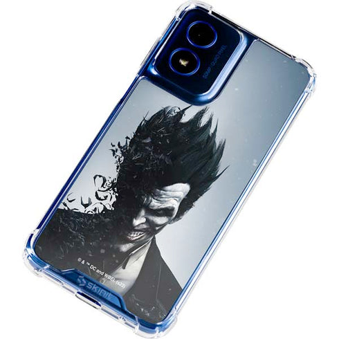 DC Comics Arkham Origins Joker Arkham Moto G 5G (2024) Clear Case
