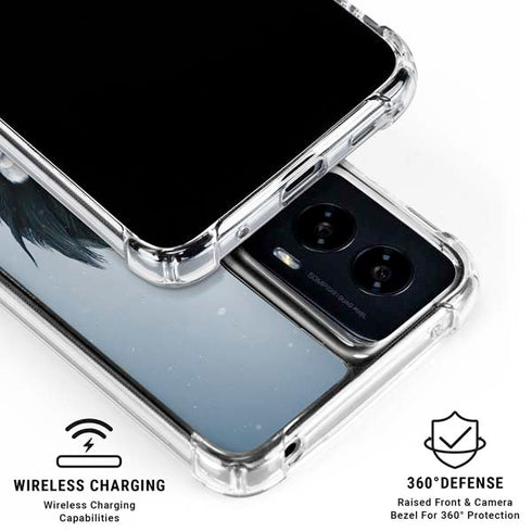 DC Comics Arkham Origins Joker Arkham Moto G Power 5G (2024) Clear Case