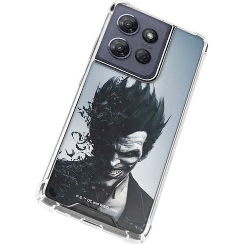 DC Comics Arkham Origins Joker Arkham Moto G Stylus 5G (2025) Clear Case