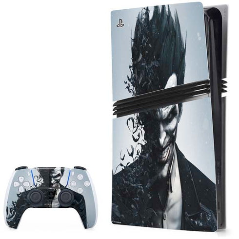 DC Comics Arkham Origins Joker Arkham PS5 Pro Bundle Skin