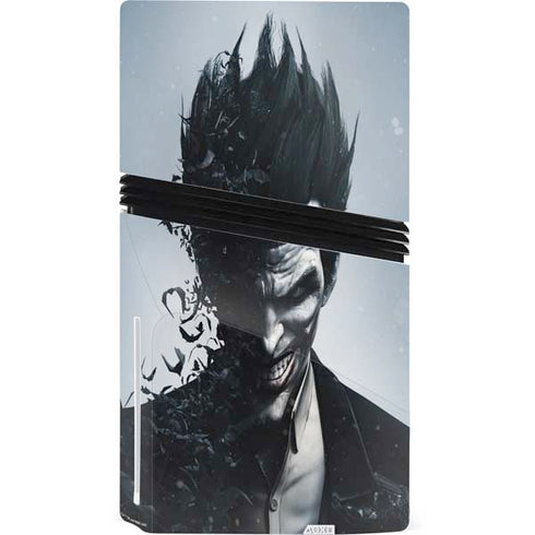 DC Comics Arkham Origins Joker Arkham PS5 Pro Disk Bundle Skin