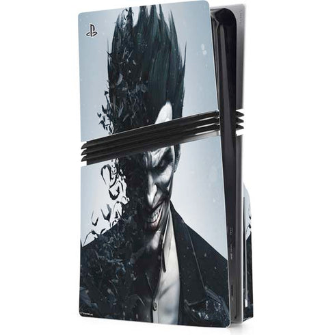 DC Comics Arkham Origins Joker Arkham PS5 Pro Disk Console Skin