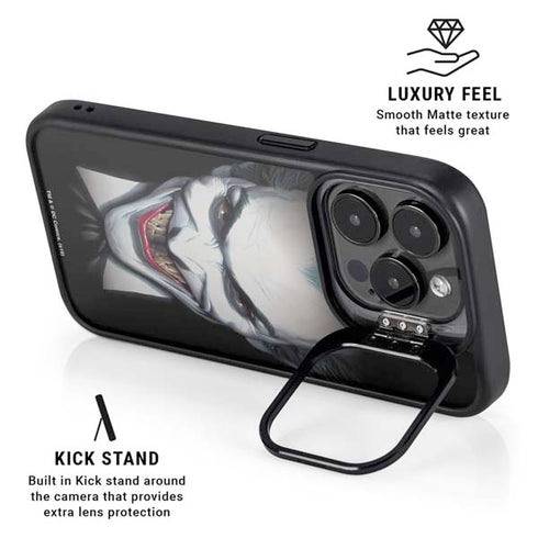 Joker by Alex Ross iPhone 14 Pro Kickstand Case