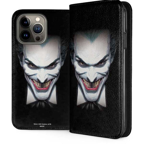 Joker by Alex Ross iPhone 15 Pro Max Folio Case