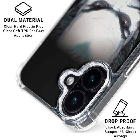 Joker by Alex Ross iPhone 16 Clear Case