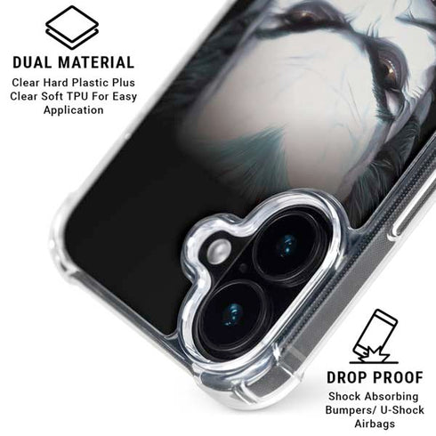 Joker by Alex Ross iPhone 17 Clear Case