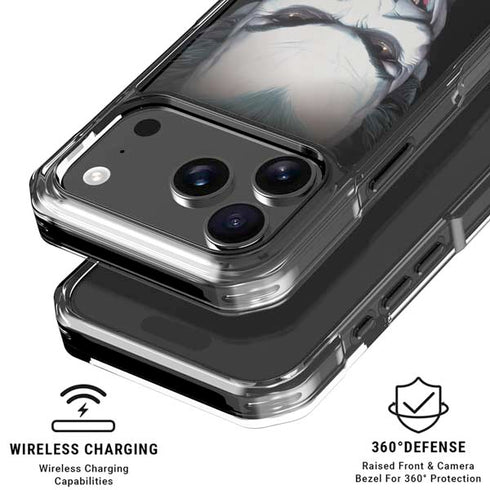 Joker by Alex Ross iPhone 18 Pro Clear Case