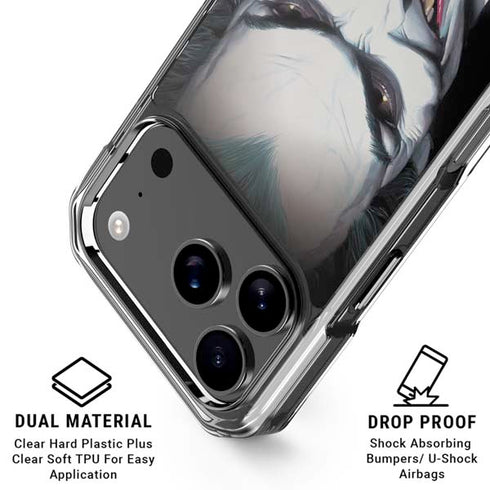 Joker by Alex Ross iPhone 18 Pro Clear Case