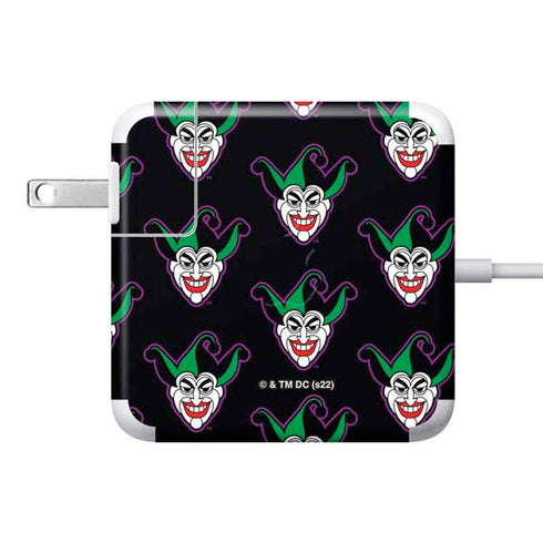 DC Comics The Joker Logo Pattern 85W Power Adapter (15 and 17 inch MacBook Pro Charger) Skin