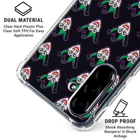 DC Comics The Joker Logo Pattern Galaxy A36 5G Clear Case