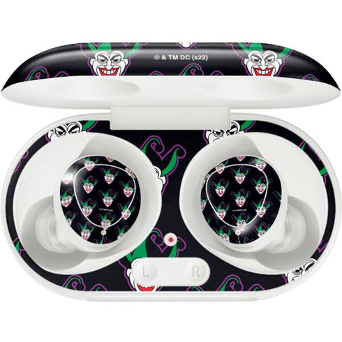 DC Comics The Joker Logo Pattern Galaxy Buds Plus Skin