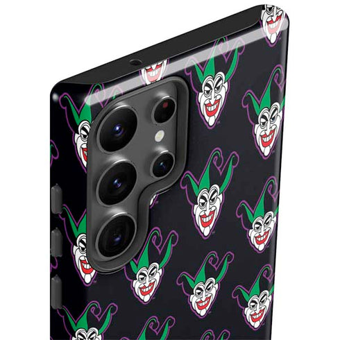 DC Comics The Joker Logo Pattern Galaxy S23 Ultra Pro Case