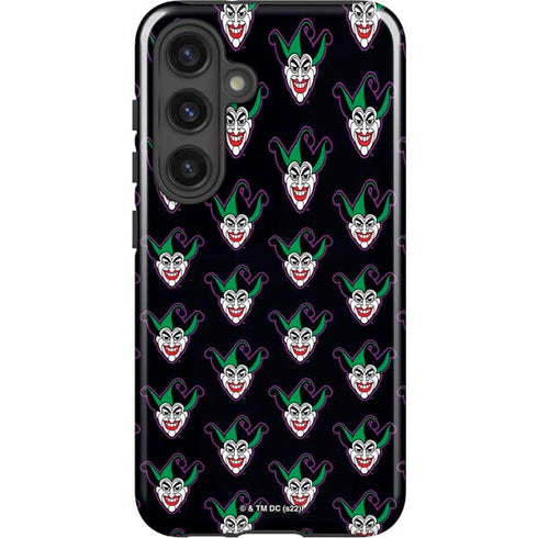 DC Comics The Joker Logo Pattern Galaxy S25 Impact Case
