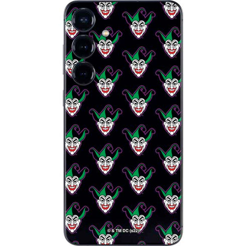DC Comics The Joker Logo Pattern Galaxy S24 Plus Skin