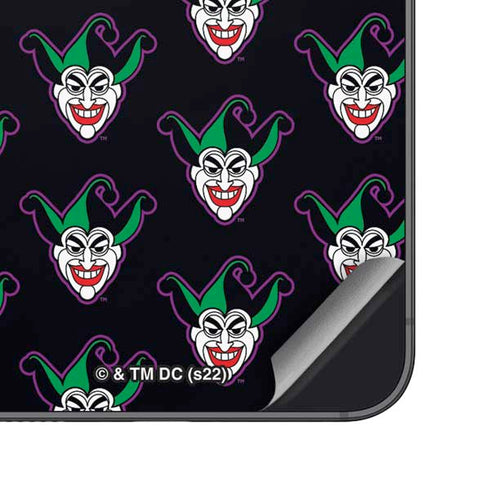 DC Comics The Joker Logo Pattern Galaxy S25 Plus Skin
