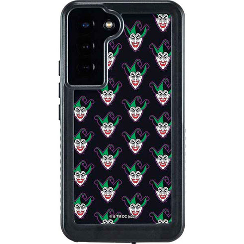 DC Comics The Joker Logo Pattern Galaxy S24 Plus Waterproof Case