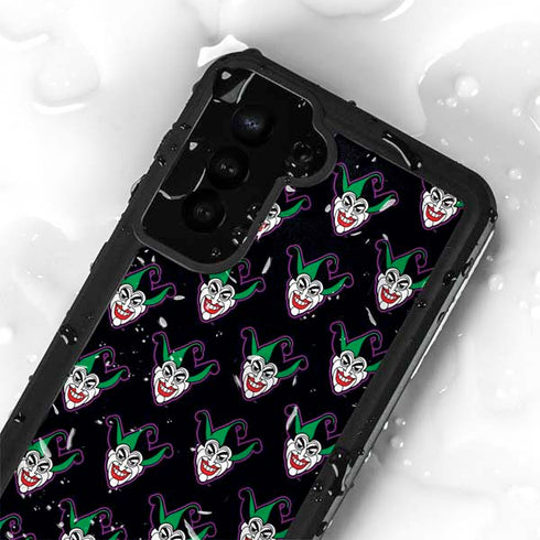 DC Comics The Joker Logo Pattern Galaxy S24 Plus Waterproof Case