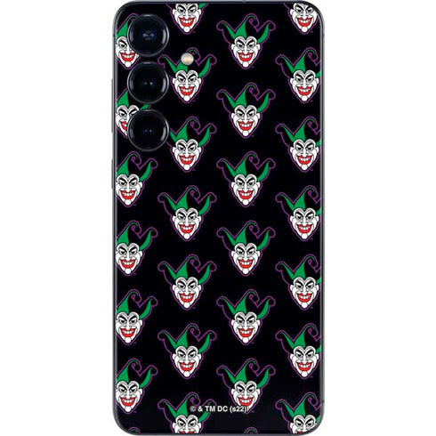 DC Comics The Joker Logo Pattern Galaxy S25 Skin