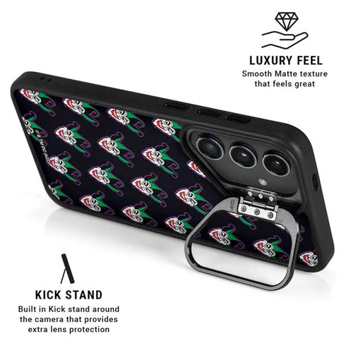 DC Comics The Joker Logo Pattern Galaxy S24 Ultra Kickstand Case