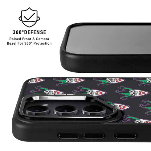 DC Comics The Joker Logo Pattern Galaxy S24 Ultra Kickstand Case