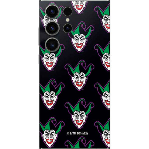 DC Comics The Joker Logo Pattern Galaxy S24 Ultra Skin