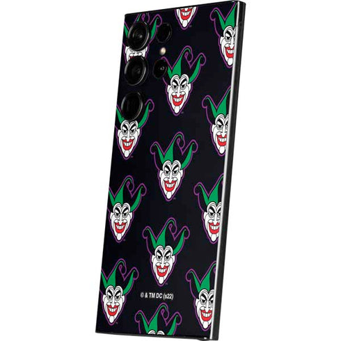DC Comics The Joker Logo Pattern Galaxy S25 Ultra Skin